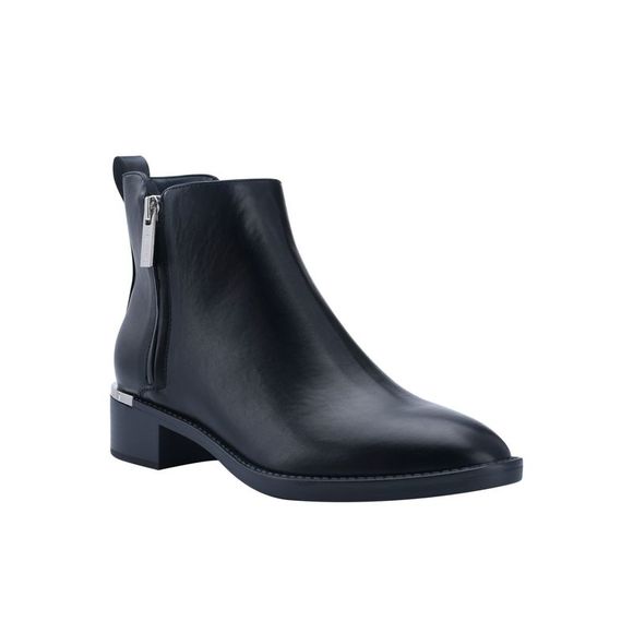 Calvin Klein Women's Deniece Block Heel Ankle Booties